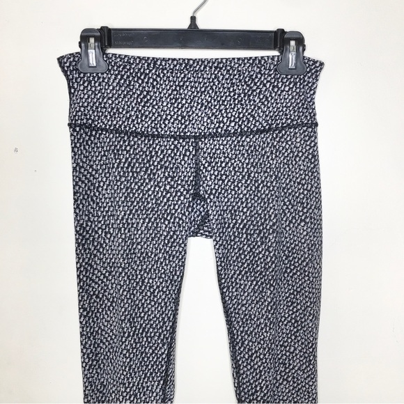 lululemon Wunder Under Crop III Scatter Star Arctic Grey Black - Picture 8 of 14